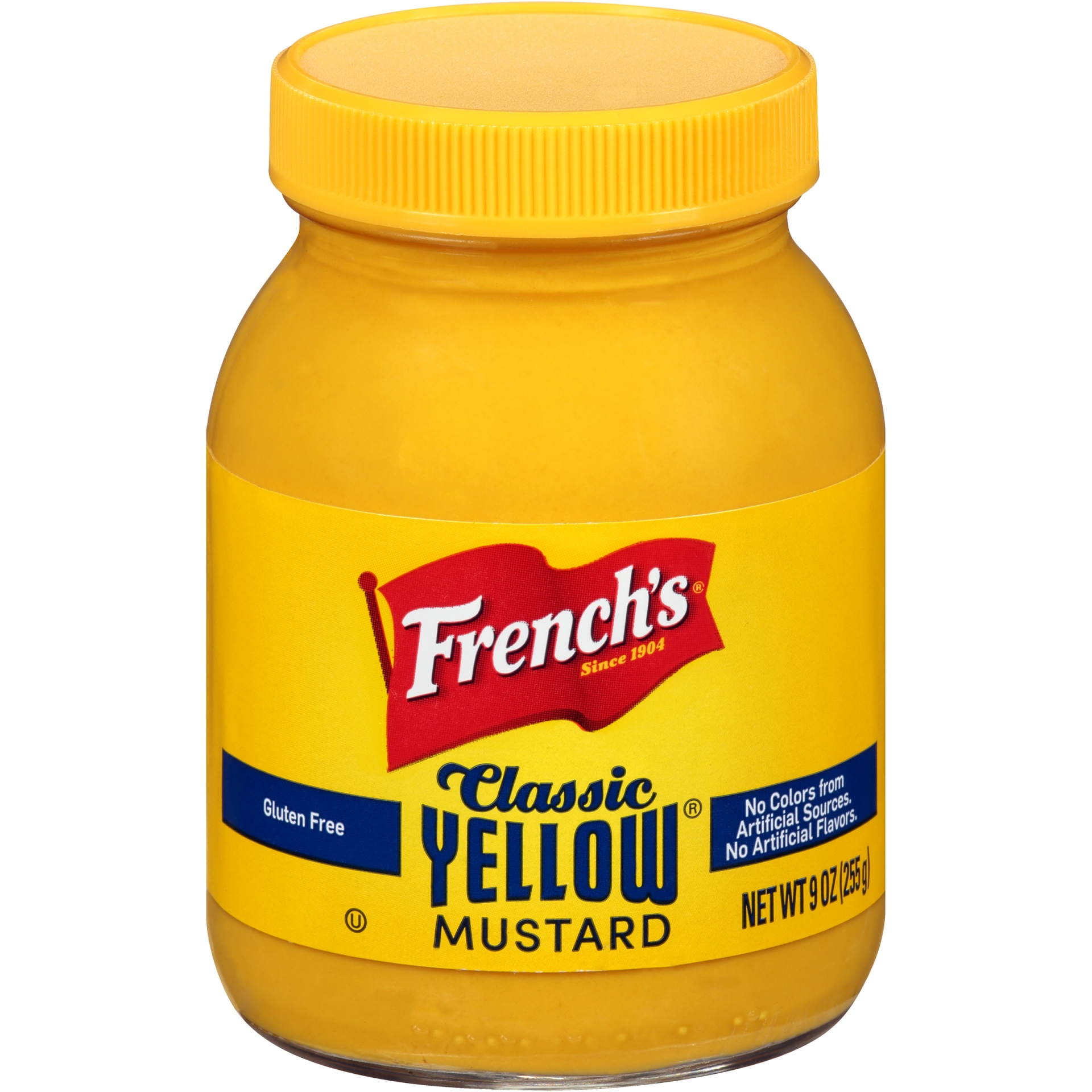 slide 1 of 6, French's Classic Yellow Mustard Jar, 9 oz