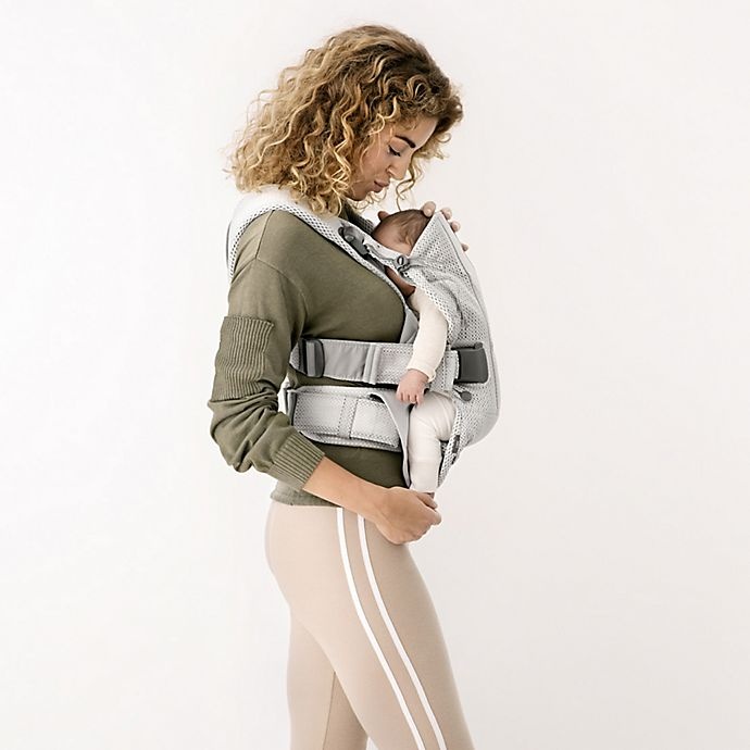 slide 3 of 8, BABYBJÖRN BABYBJRN Baby Carrier One Air - Silver, 1 ct