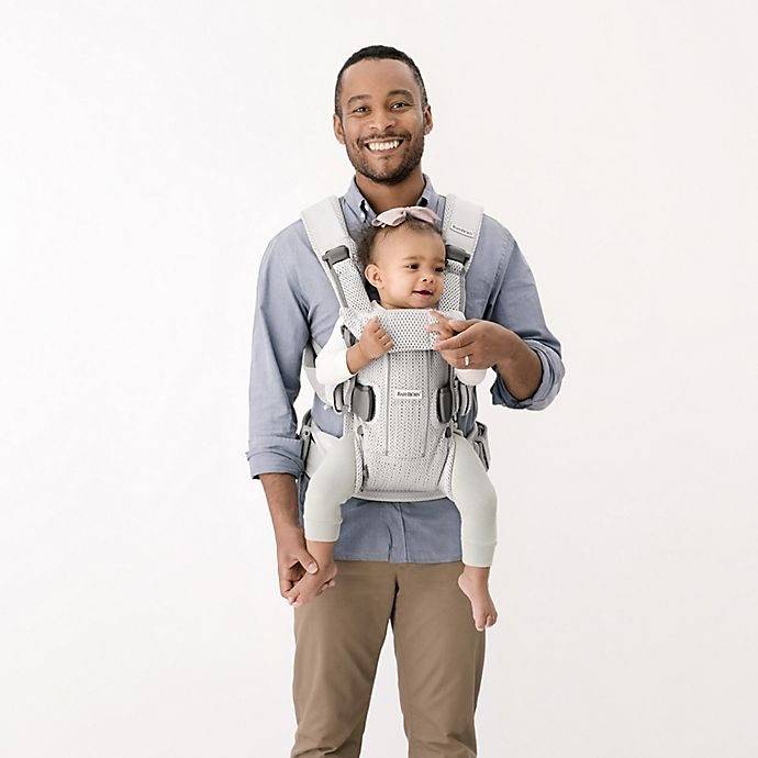 slide 5 of 8, BABYBJÖRN BABYBJRN Baby Carrier One Air - Silver, 1 ct