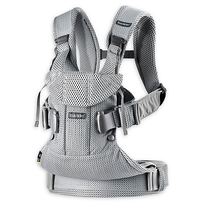 slide 1 of 8, BABYBJÖRN BABYBJRN Baby Carrier One Air - Silver, 1 ct