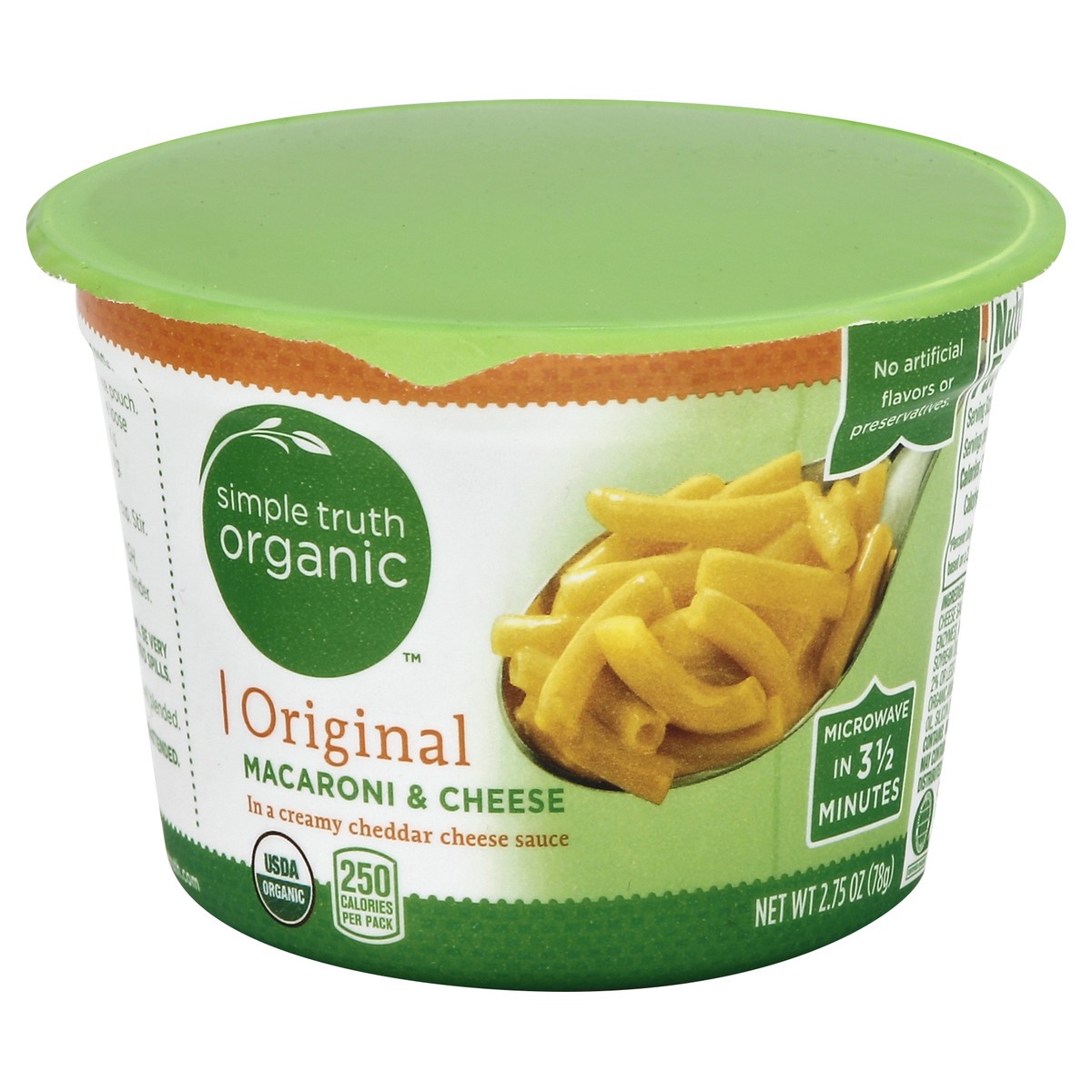 slide 4 of 4, Simple Truth Organic Macaroni & Cheese 2.75 oz, 2.75 oz