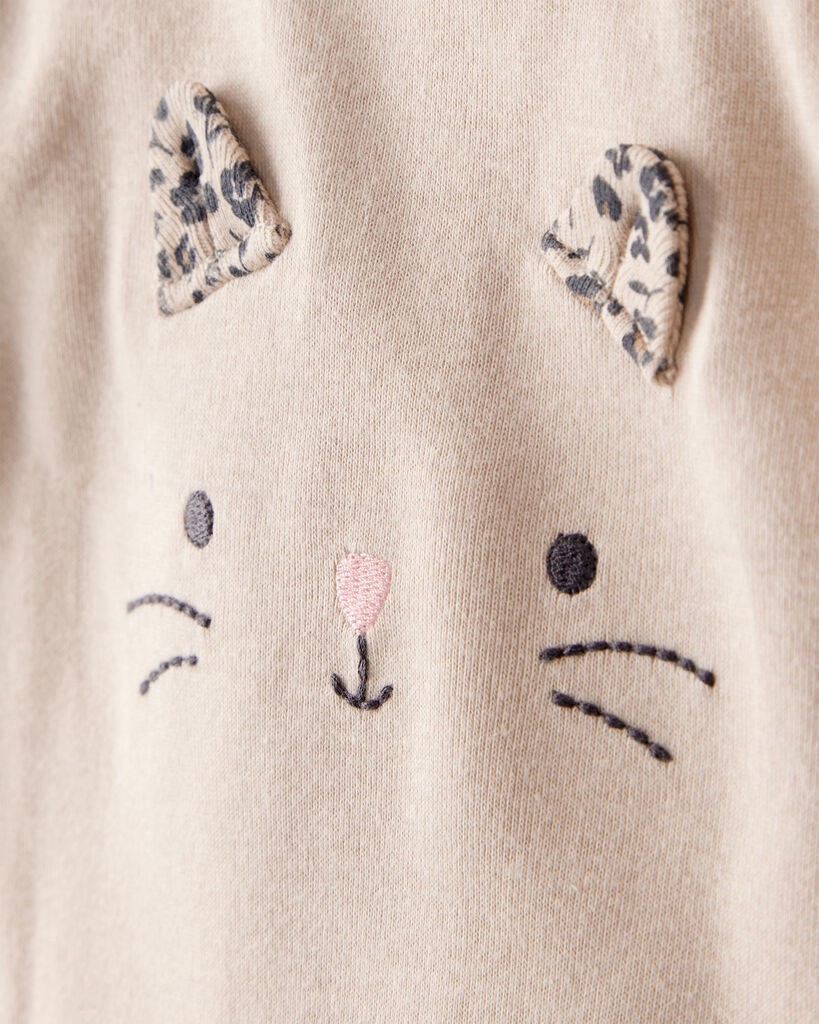 slide 4 of 5, Carter's Baby Girl 3-Piece Cheetah Print Long-Sleeve Bodysuit & Pant Set Multi 3M, 3 pc