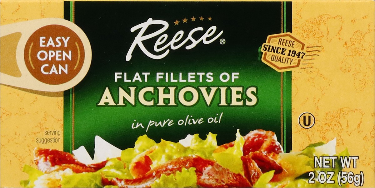 slide 14 of 14, Reese Anchovies 2 oz, 2 oz