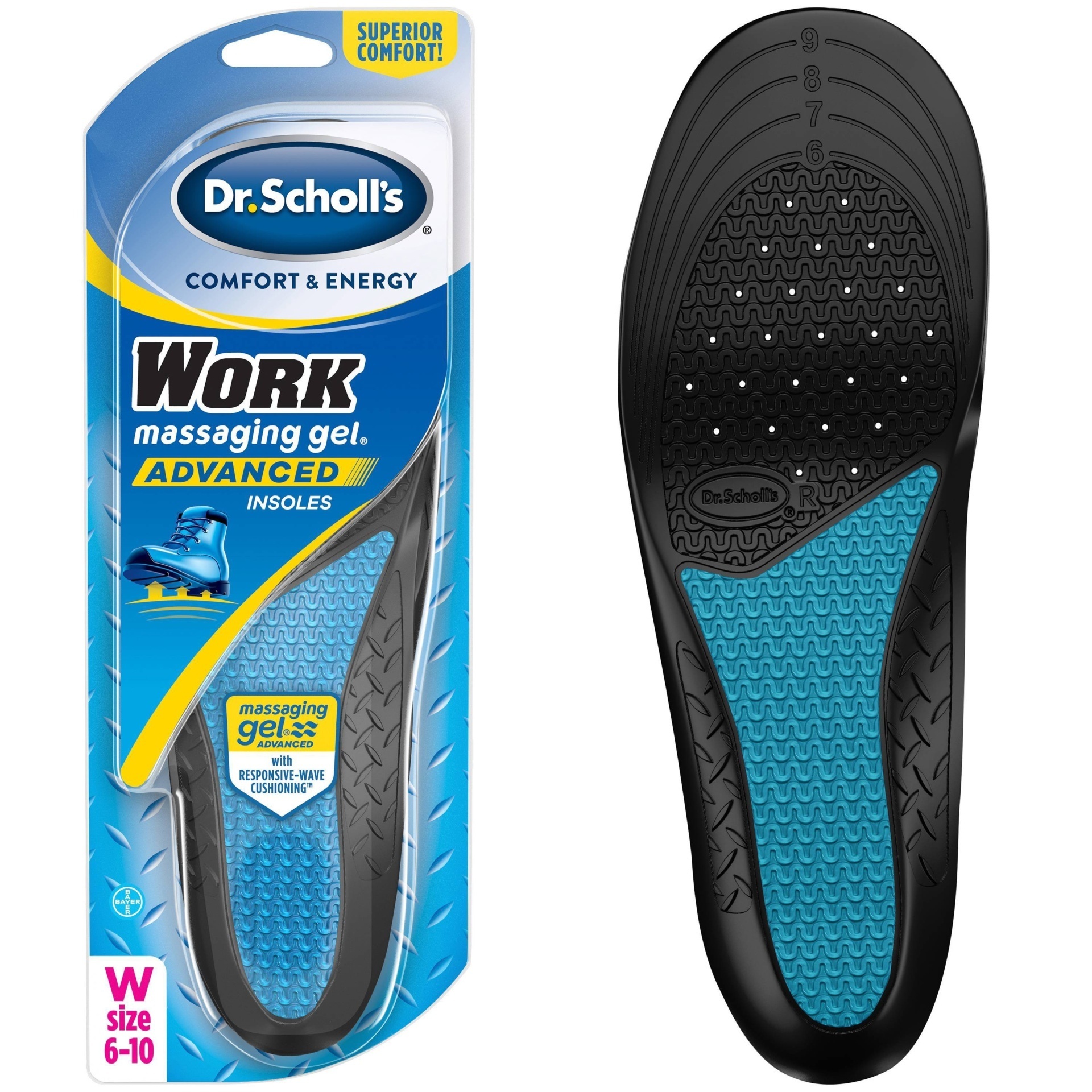 slide 1 of 1, Dr. Scholl's Work Shoe Insoles, Women's Size 6-10, 1 ct