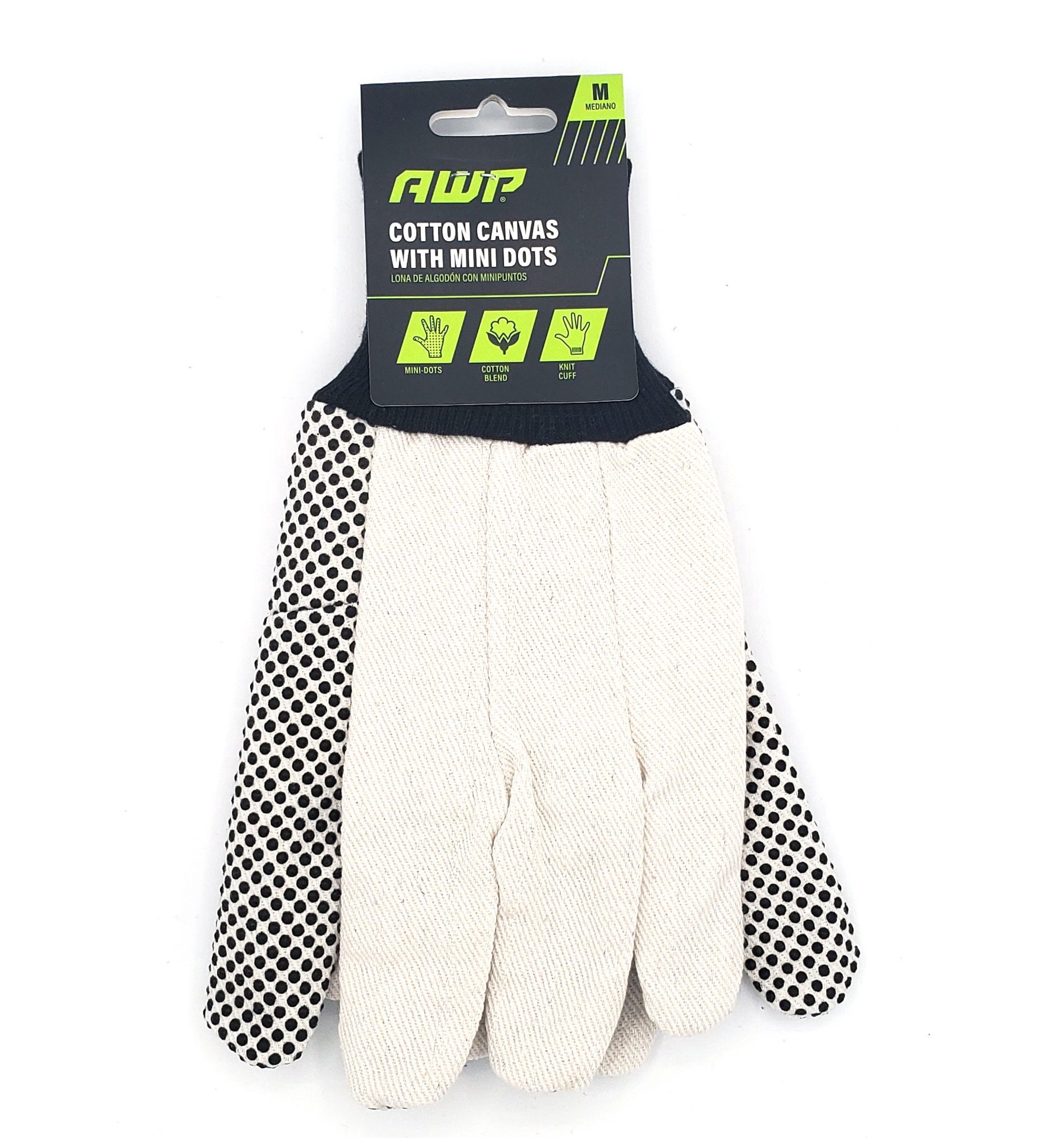 slide 1 of 1, Awp Cotton Gloves Medium, 1 ct
