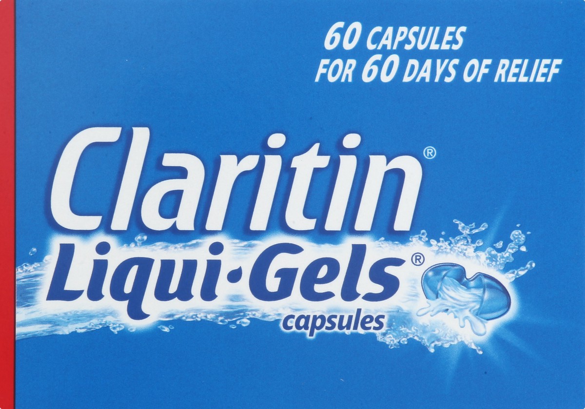 slide 3 of 11, Claritin Liqui-Gels Indoor & Outdoor Allergies Non-Drowsy, 60 ct