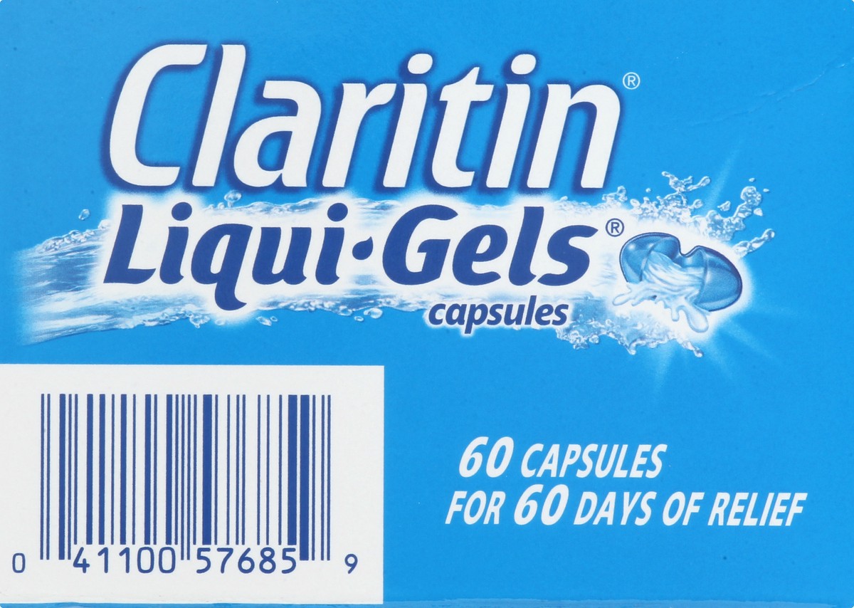 slide 5 of 11, Claritin Liqui-Gels Indoor & Outdoor Allergies Non-Drowsy, 60 ct