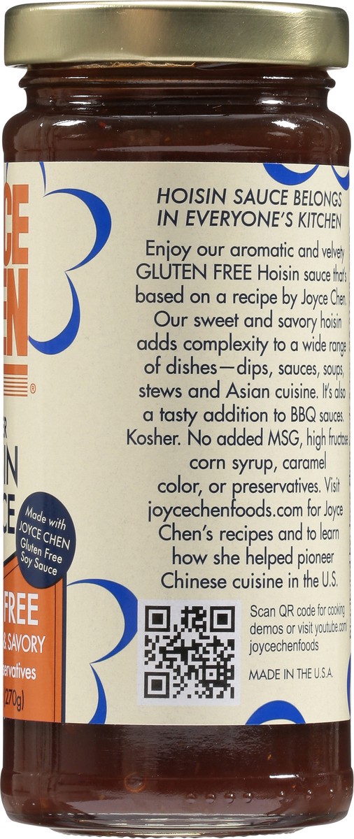 slide 8 of 9, Joyce Chen Gluten Free Hoisin Sauce, 9.5 oz