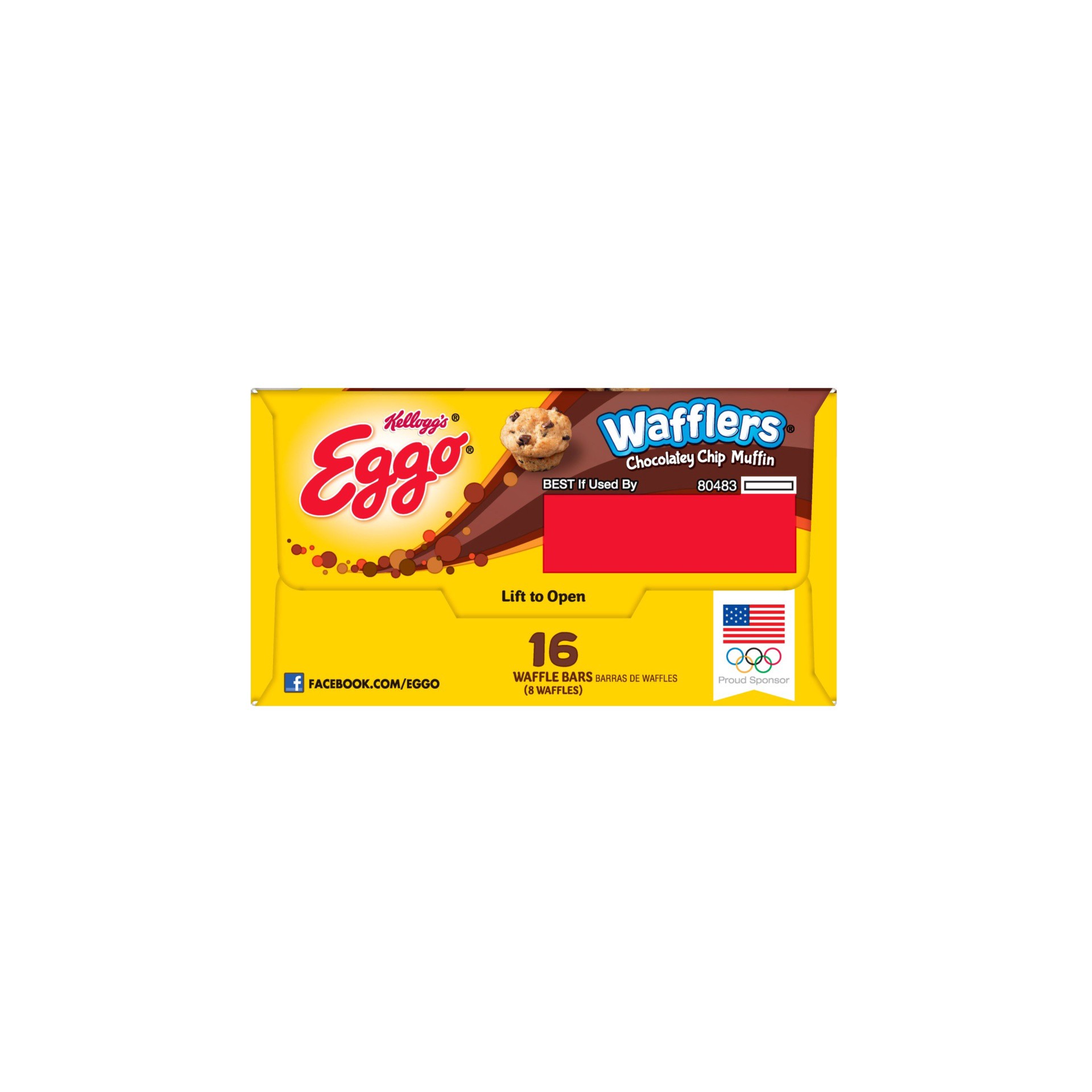 slide 5 of 7, Eggo Waffle Bars 16 ea, 16 ct