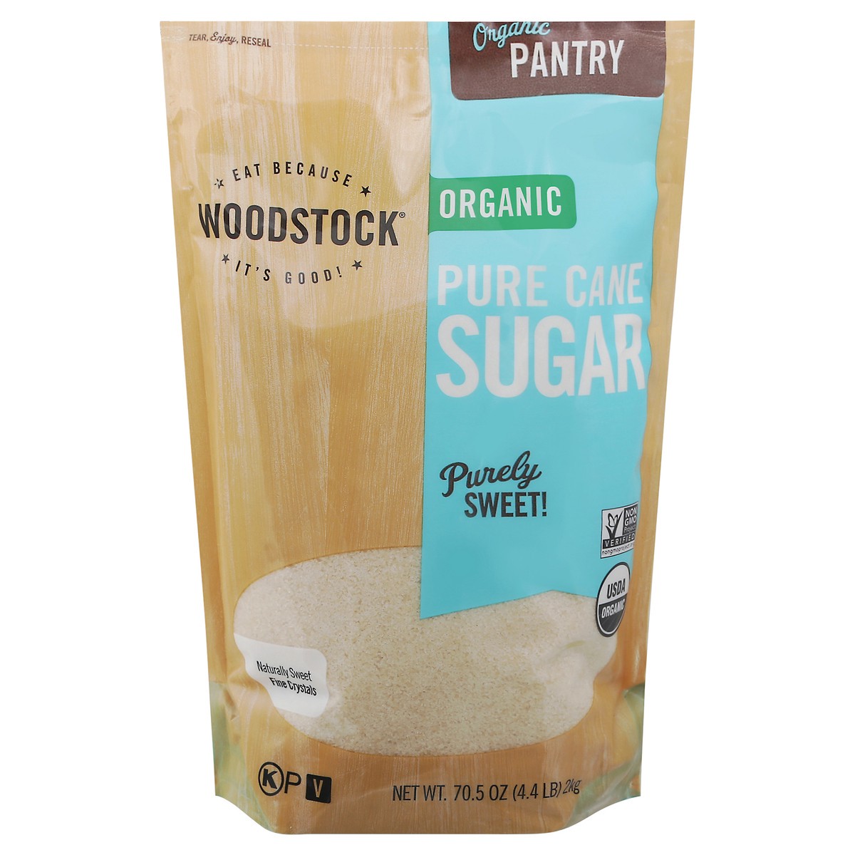 slide 7 of 13, Woodstock Organic Pure Cane Sugar 70.5 oz, 70.50 oz