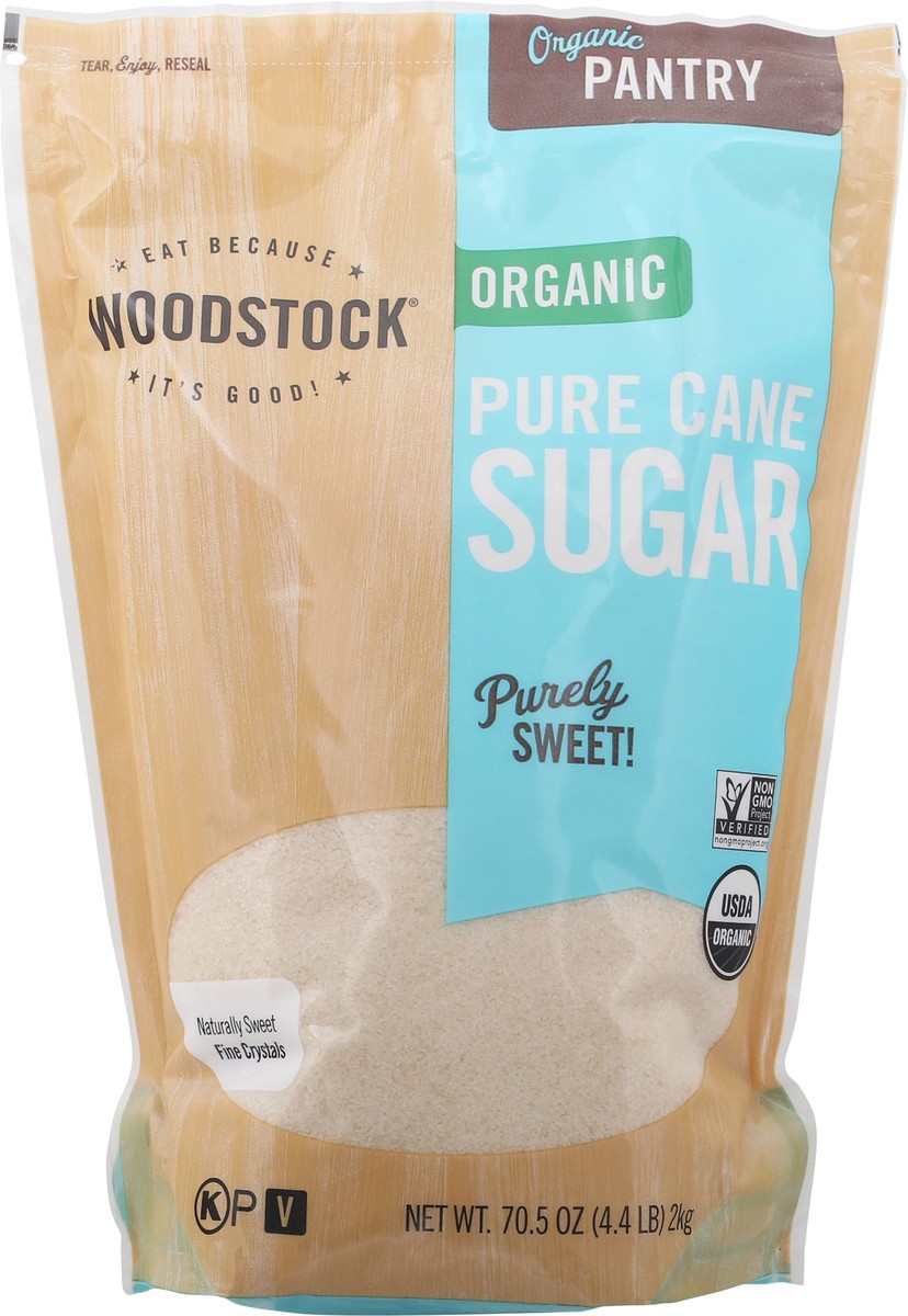 slide 4 of 13, Woodstock Organic Pure Cane Sugar 70.5 oz, 70.50 oz