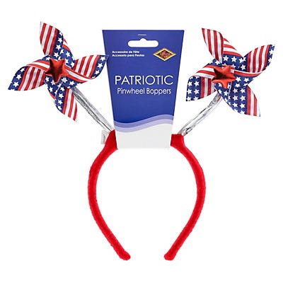 slide 1 of 1, Beistle Patriotic Pinwheel Head Bopper, 1 ct