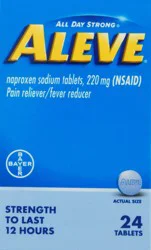 Aleve Pain Relief Naproxen Sodium Tablets