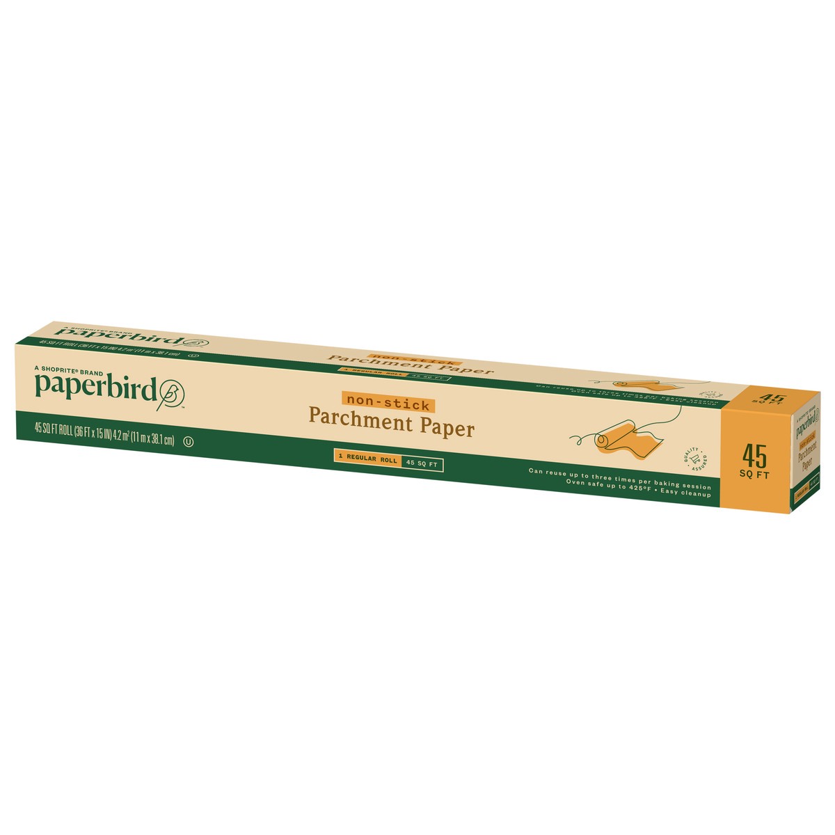 slide 4 of 4, Paperbird Non-Stick Parchment Paper 1 ea, 45 sq ft