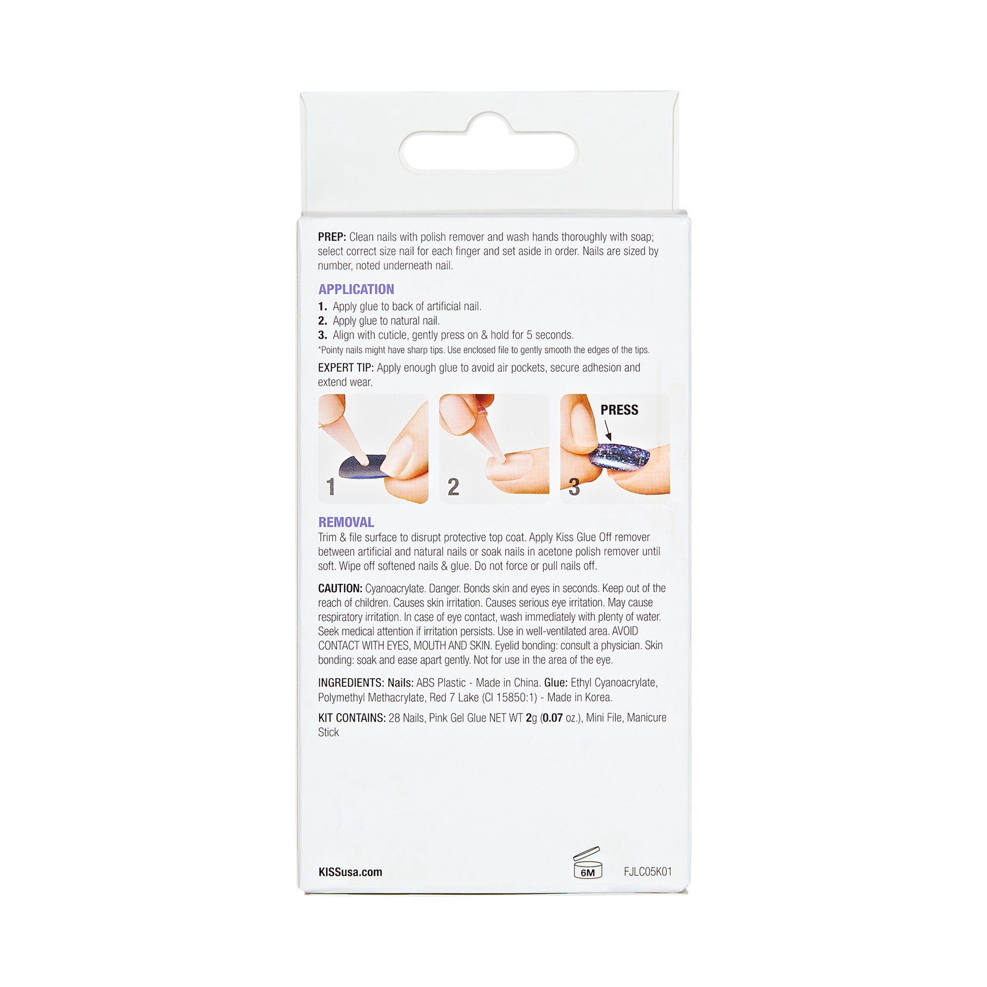 slide 8 of 9, KISS Jelly Fantasy Nails Jelly Cat, 28 ct