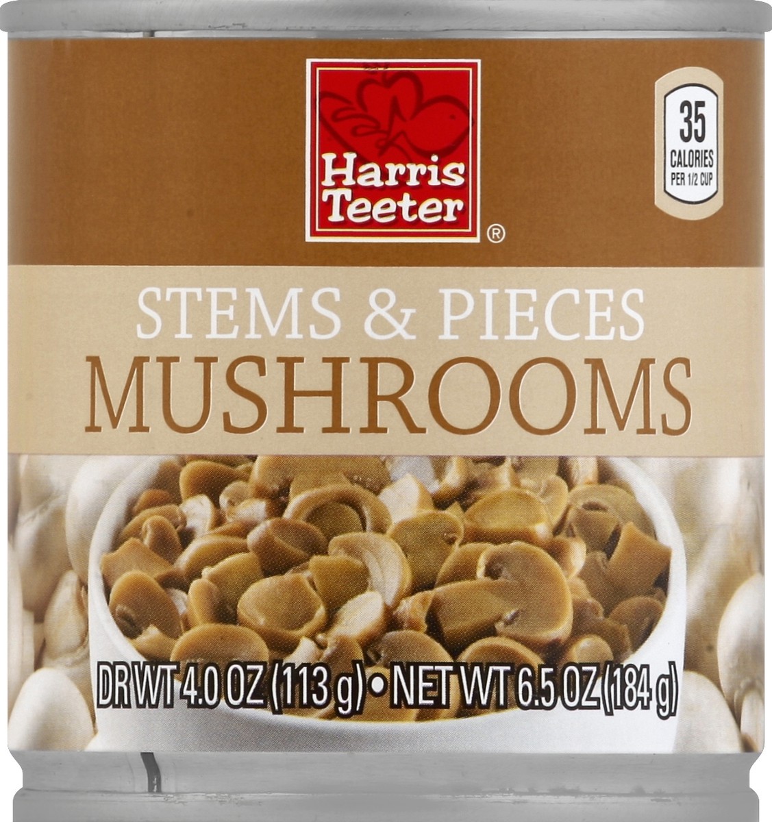 slide 2 of 2, Harris Teeter Mushrooms - Stems & Pieces, 4 oz