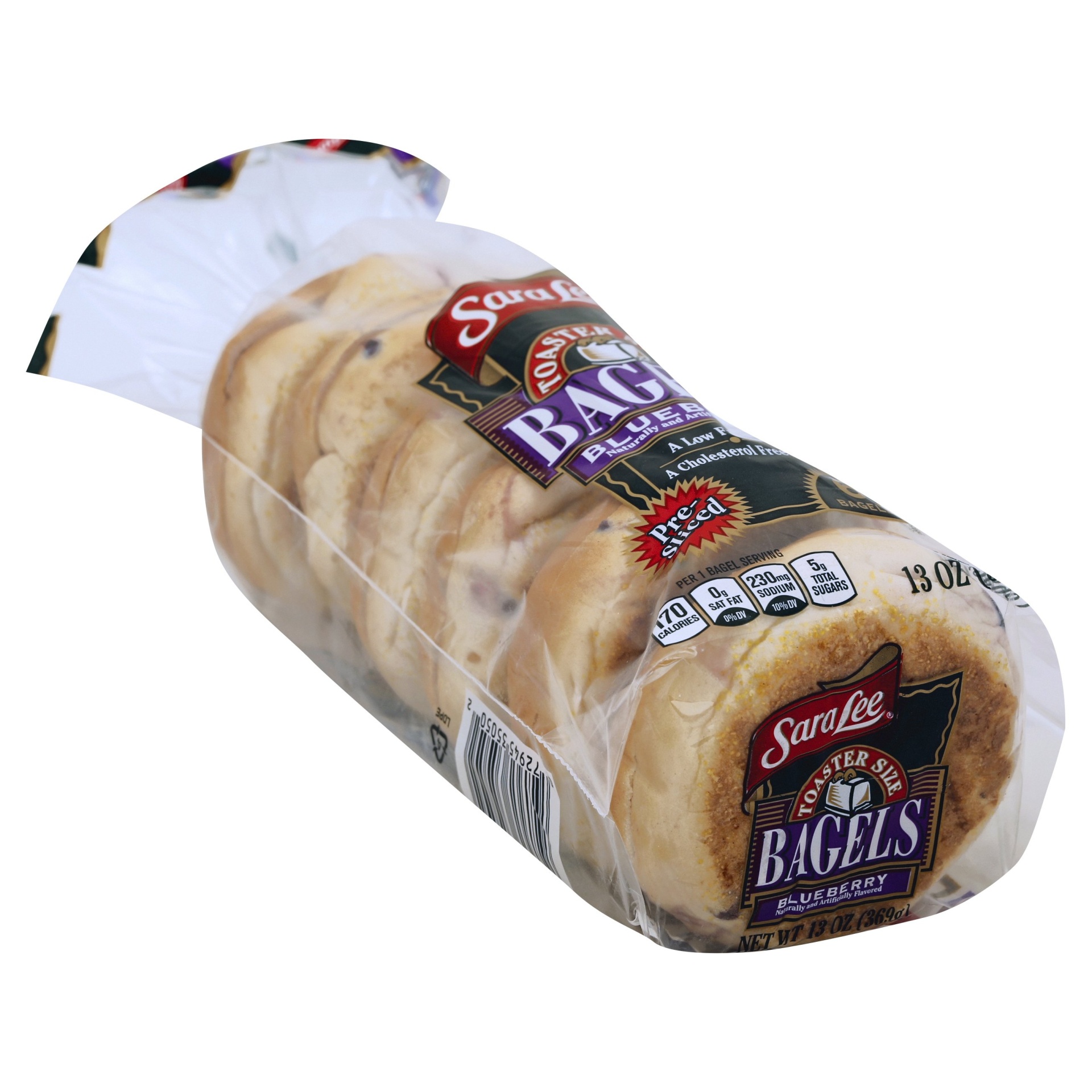 slide 1 of 5, Sara Lee Blueberry Toaster Bagels, 13 oz