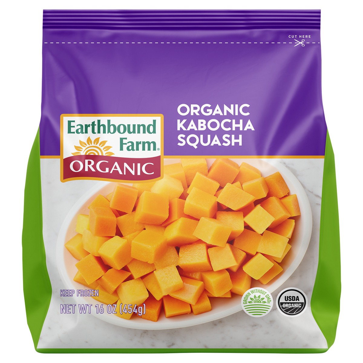slide 1 of 3, Earthbound Farm Organic Kabocha Squash 16 oz, 16 oz