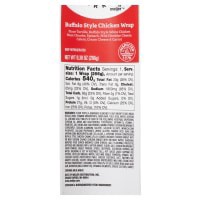 slide 6 of 9, Crafted Market by Meijer Buffalo Chicken Wrap 9.38 oz, 9.38 oz