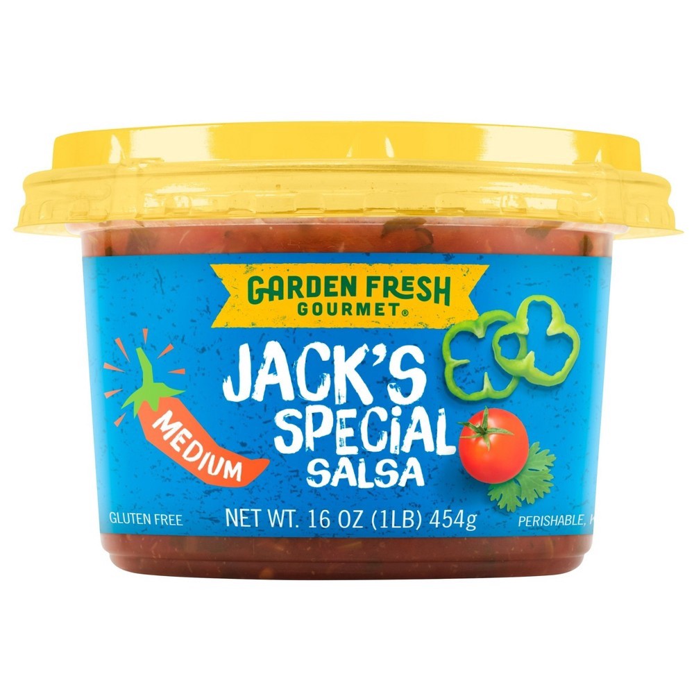 slide 2 of 4, Garden Fresh Gourmet Jack's Special Medium Hot Salsa, 16 oz