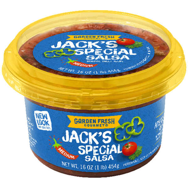 slide 1 of 4, Garden Fresh Gourmet Jack's Special Medium Hot Salsa, 16 oz