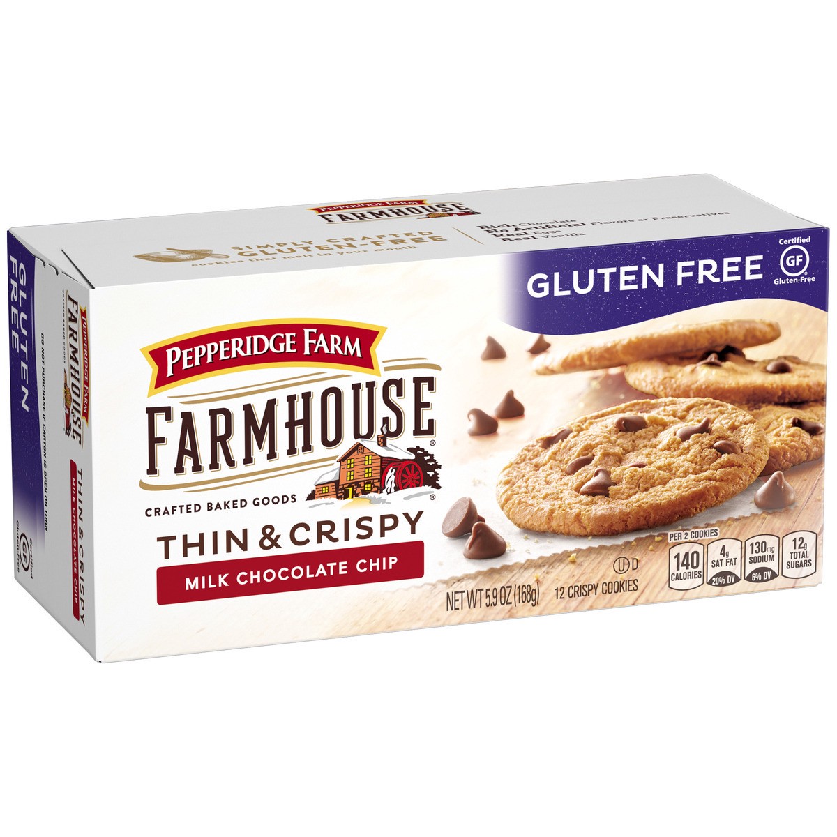 slide 1 of 5, Pepperidge Farm Gluten Free Milk Chocolate Chip Cookies, 5.9 oz