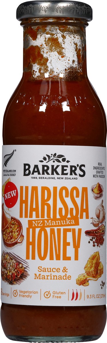 slide 13 of 13, Barkers Harissa Honey, 9.3 oz