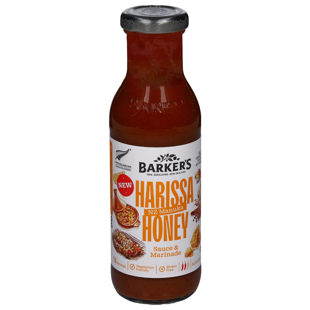 slide 11 of 13, Barkers Harissa Honey, 9.3 oz