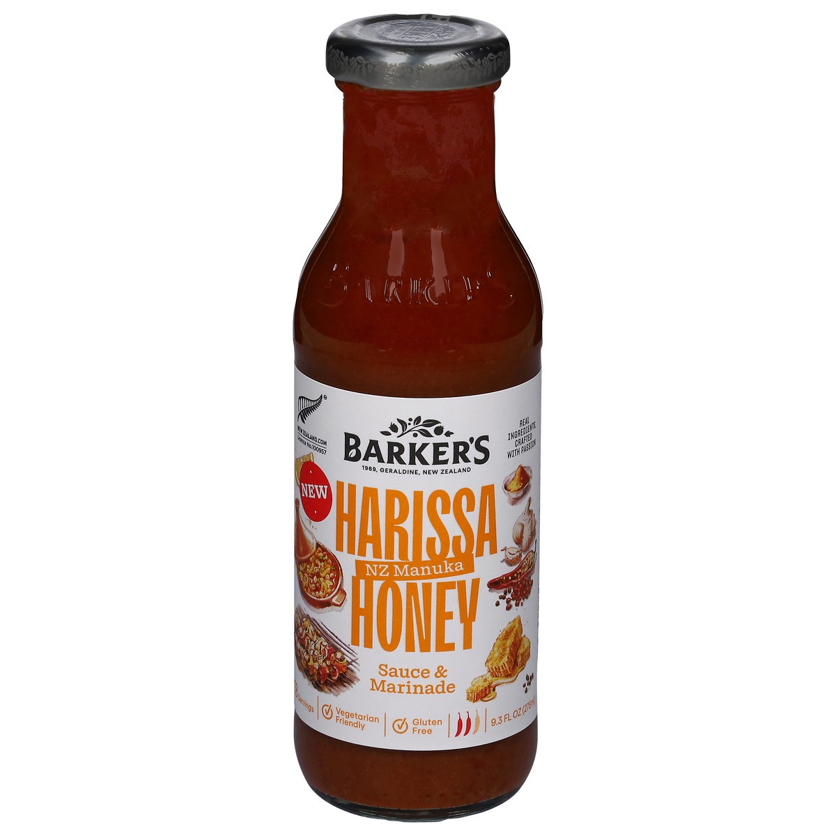 slide 1 of 13, Barkers Harissa Honey, 9.3 oz