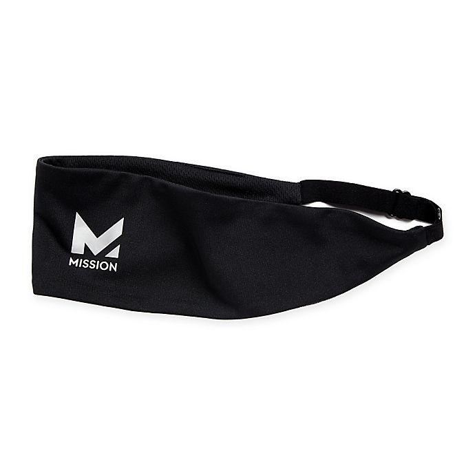 slide 1 of 1, Mission HydroActive LD Headband - Black, 1 ct