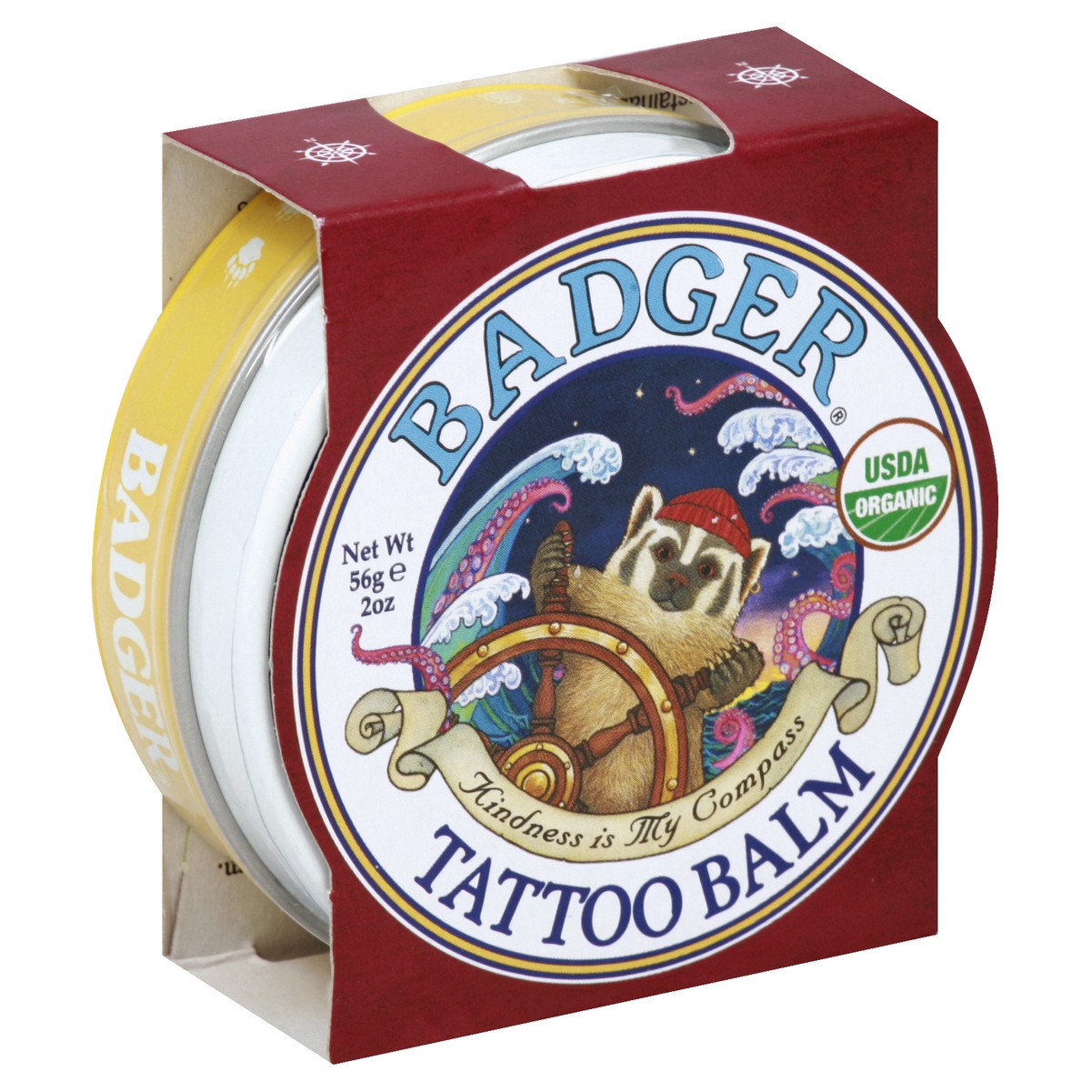 slide 4 of 5, Badger Tattoo Balm 56 g, 56 g