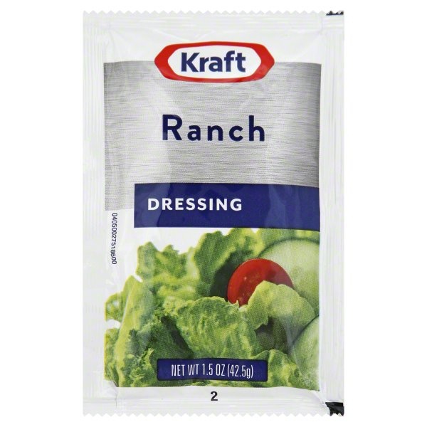 slide 1 of 1, Kraft Ranch Dressing Pack, 1.5 oz