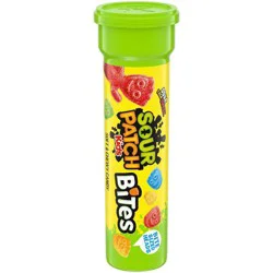 SOUR PATCH KIDS Bites Soft & Chewy Gummy Candy, 1.8 oz Tube