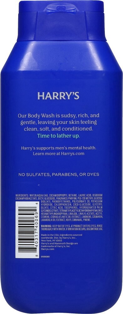 slide 2 of 2, Harry's Body Wash Wildlands, 18 fl oz