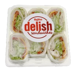 Hy-Vee Turkey & Cheddar Rotella Wrap Seving = 6 Pieces / 1 Wrap