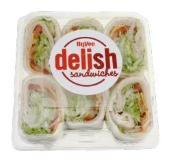 Hy-Vee Turkey & Cheddar Rotella Wrap Seving = 6 Pieces / 1 Wrap