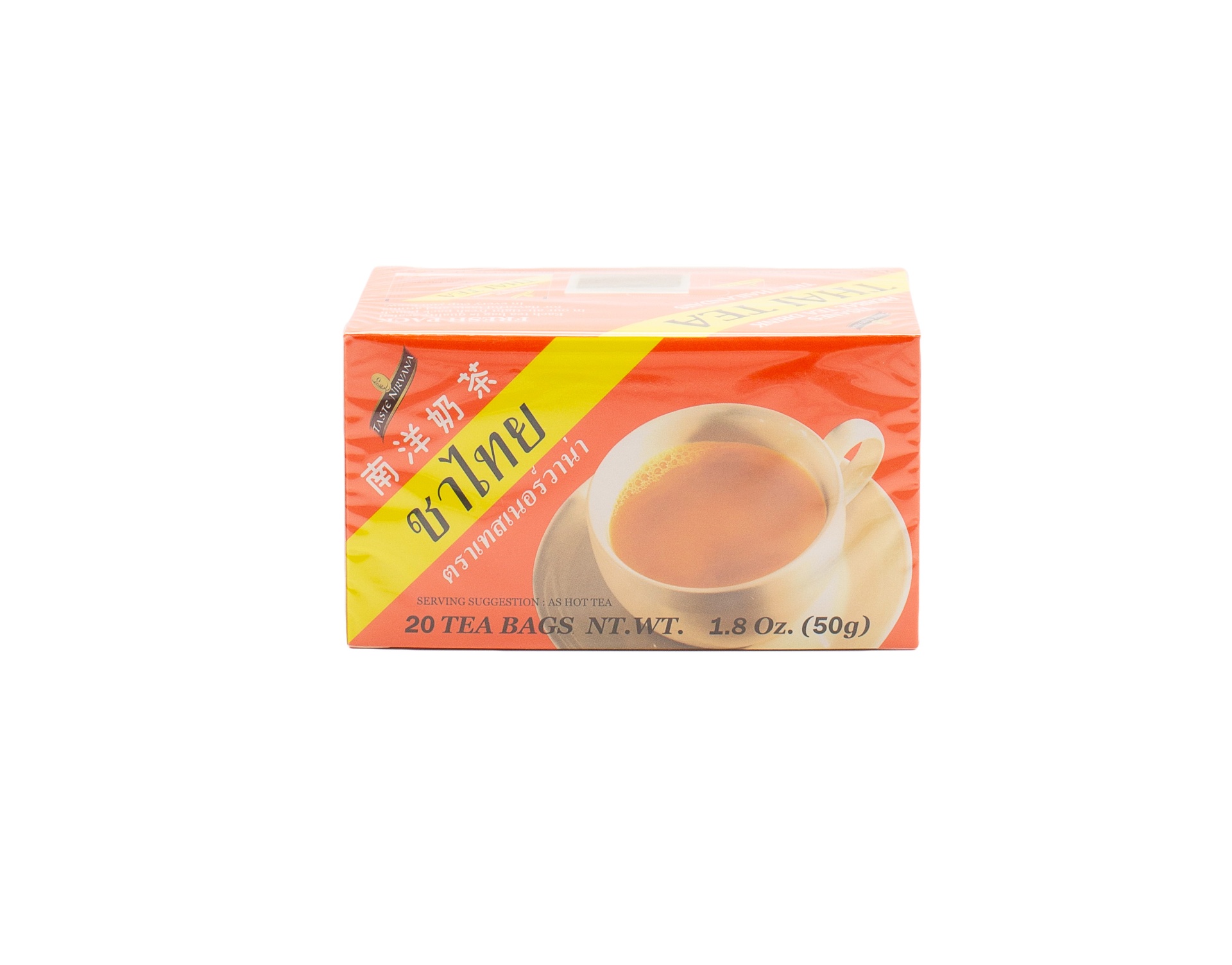 slide 1 of 1, Taste Nirvana Thai Tea Filter Bag, 20 ct