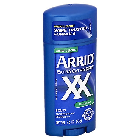 slide 1 of 1, Arrid Xx Antiperspirant Deodorant Solid Unscented, 2.6 oz