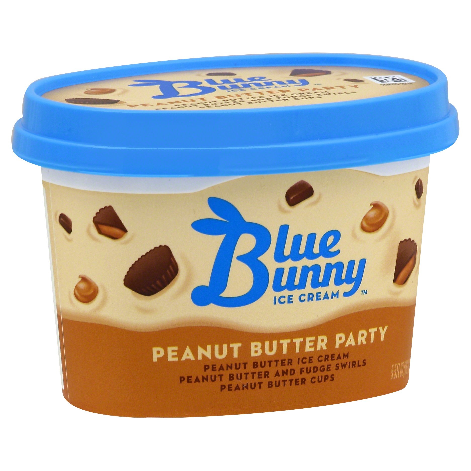 slide 1 of 8, Blue Bunny Peanut Butter Party Ice Cream, 5.5 fl oz