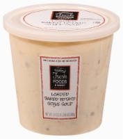 slide 1 of 1, Fresh Foods Market Loaded Baked Potato Style Soup, 24 oz