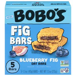 Bobo's Blueberry Fig Oat Bars - 5 x 1.5 oz Bars