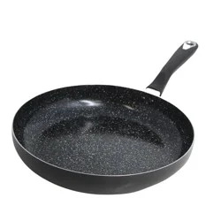 IMUSA 12" Ceramic Bistro Saute Pan Black