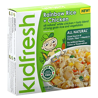 slide 1 of 1, Kidfresh Rice Chicken Rainbow, 6.3 oz