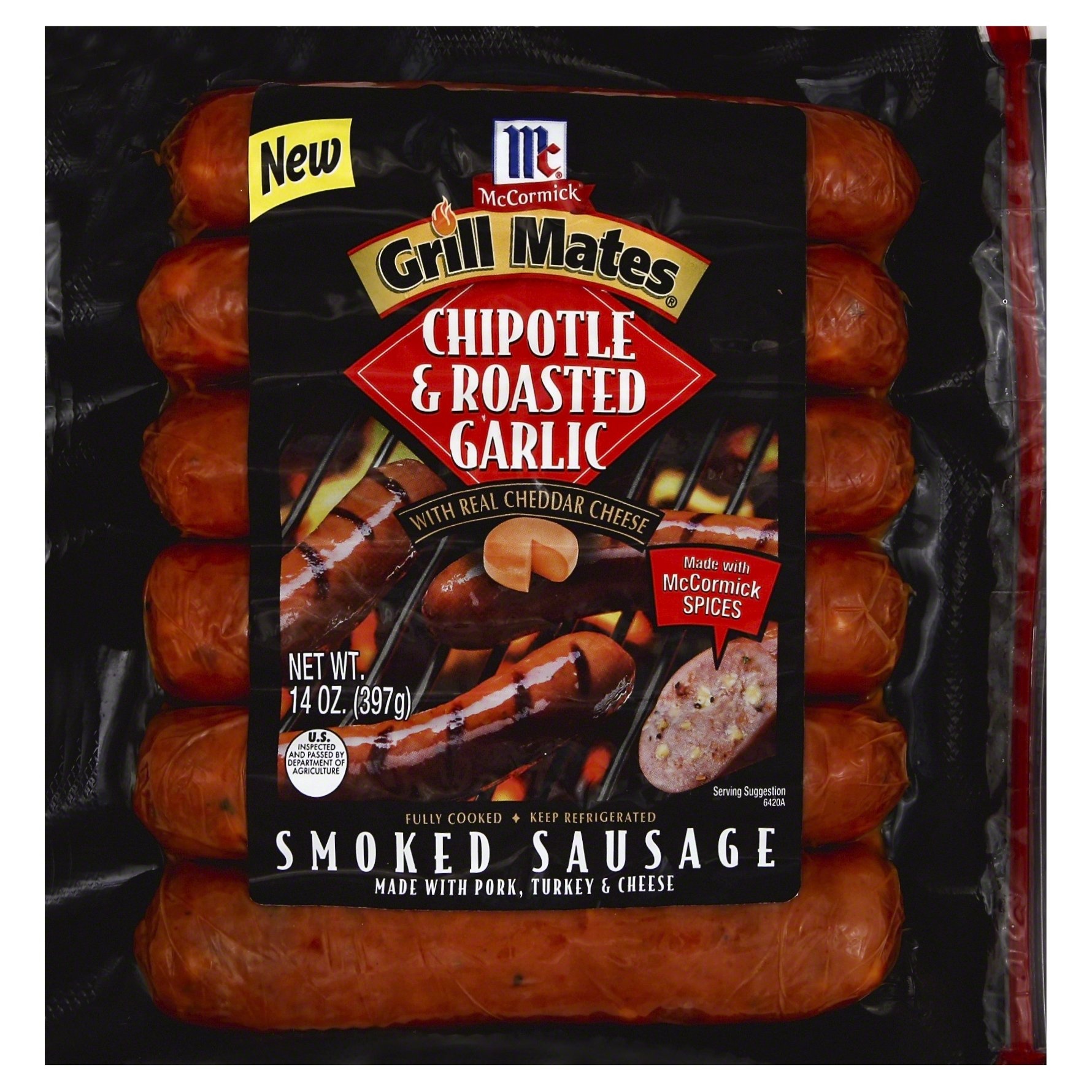 slide 1 of 1, McCormick Sausage 14 oz, 14 oz