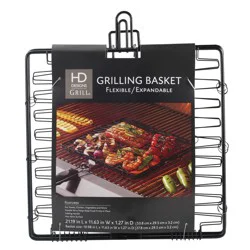 HD Designs Chrome-Plated Flex Basket with Folding Handle, 1 ct