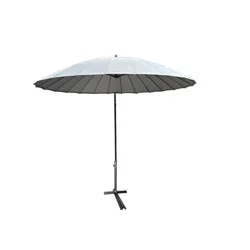 HD Designs Outdoors 24 Rib Offset Umbrella - Simply Taupe, 1 ct