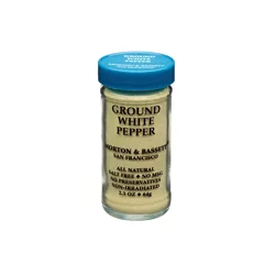 Morton & Bassett White Pepper Ground - 2.3 Oz