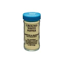 Morton & Bassett White Pepper Ground - 2.3 Oz