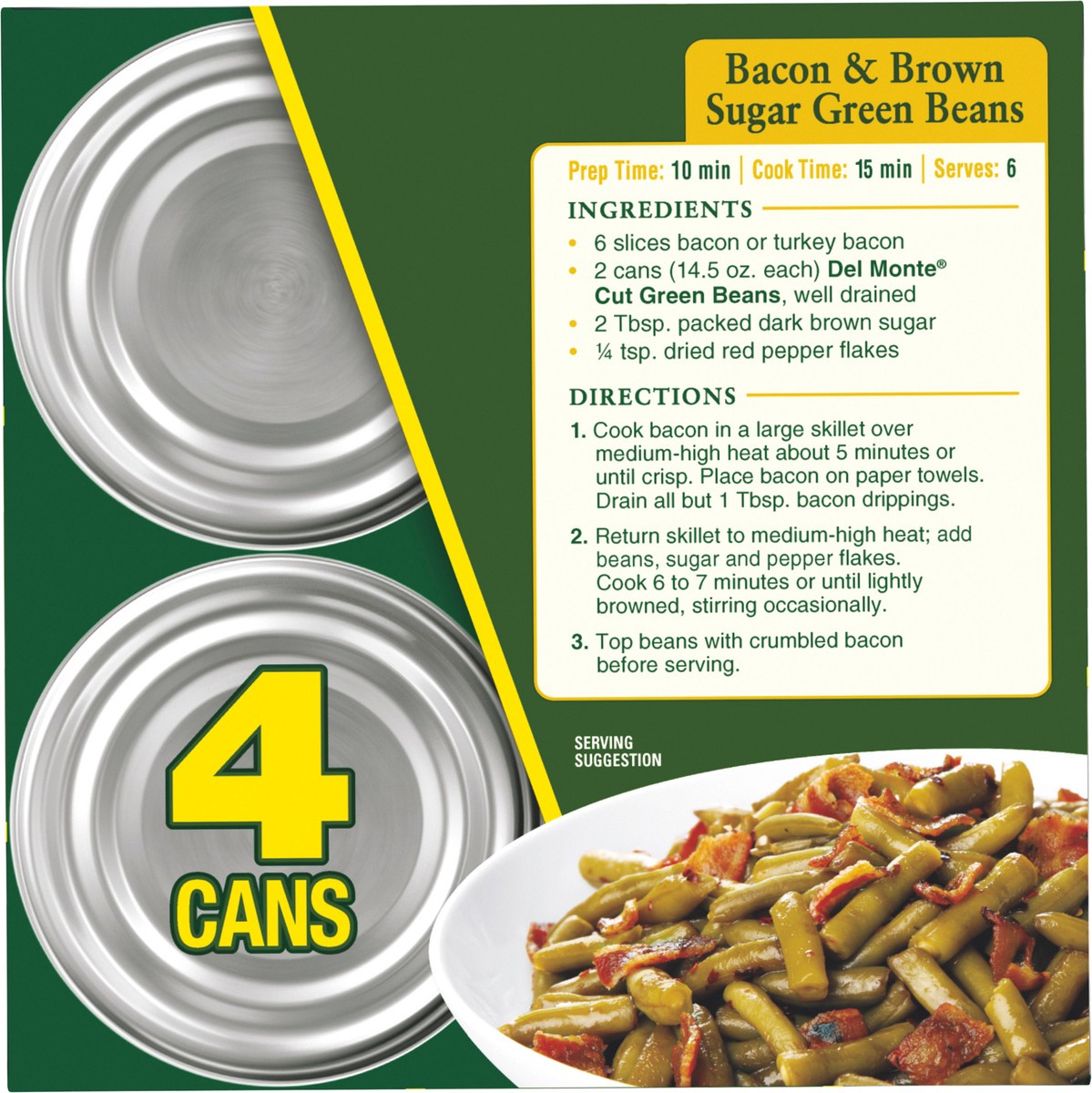 slide 3 of 3, Del Monte Fresh Cut Cut Blue Lake 4 Can Value Pack Green Beans 4 14.5 oz 4 ea Multipack, 4 ct