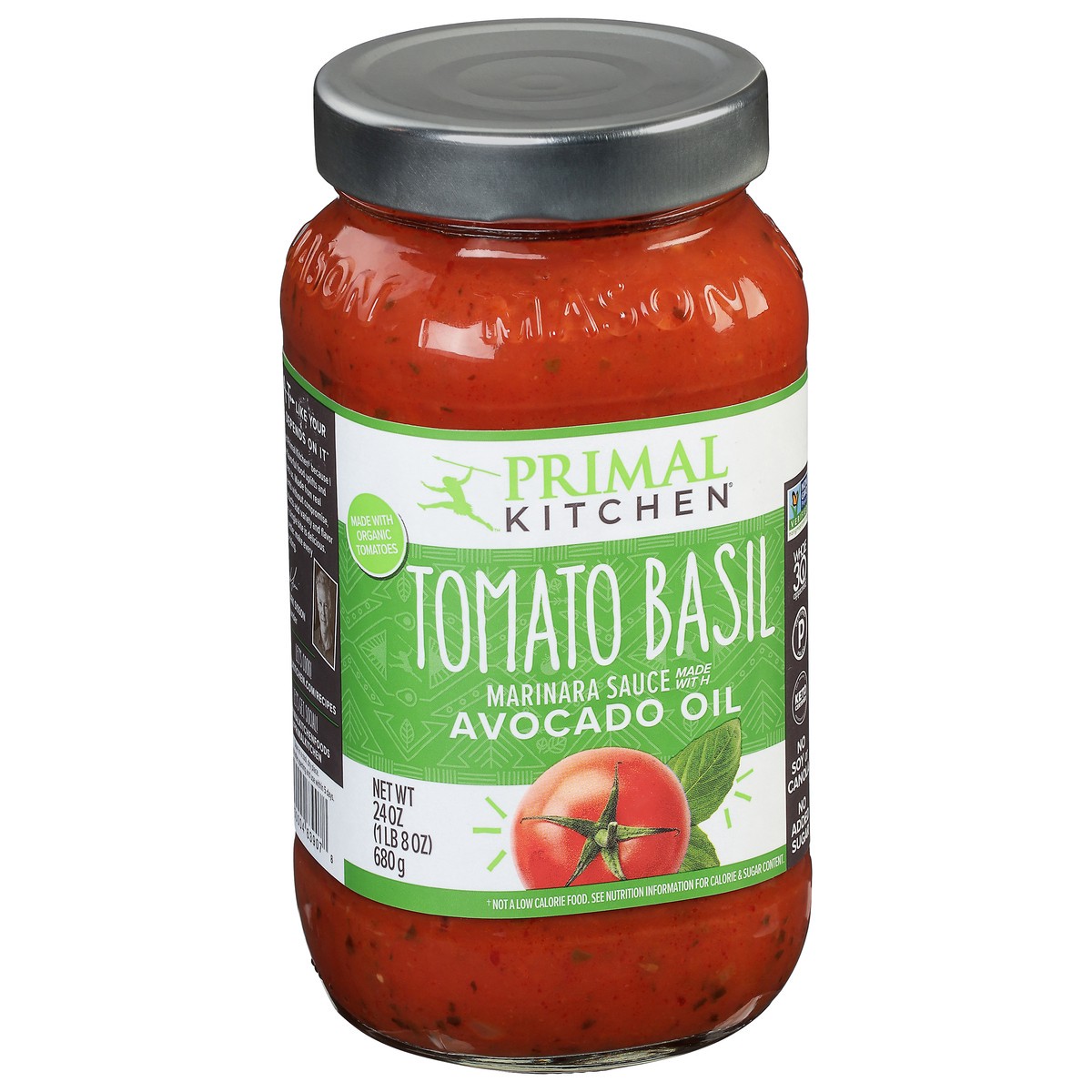 slide 5 of 9, Primal Kitchen Tomato Basil Marinara Sauce 24 oz, 24 oz